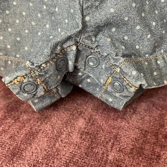 Baby girls, jeans, jumpsuit 6 months - Picture 7 of 7